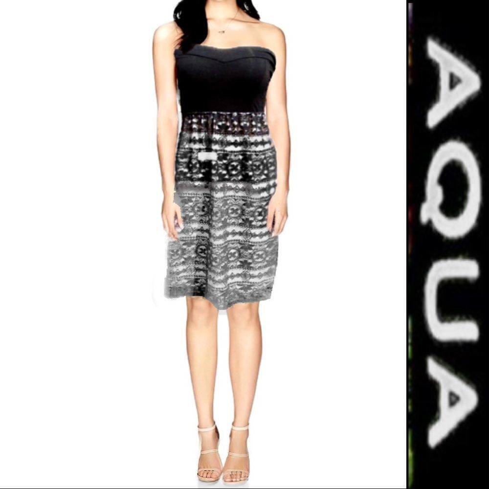 ✨NWT✨ Aqua Strapless Dress